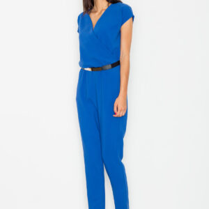 Kombinezon ze złotym paskiem (Niebieski, M)