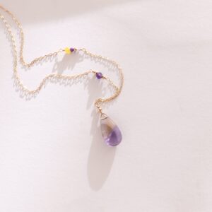 Naszyjnik ametryn unikat no. 305