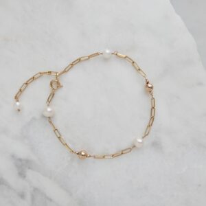 Bransoletka Goldie z perłą