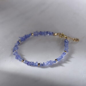 bransoletka crunchy surowy tanzanit