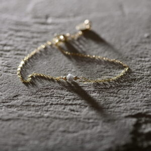 Bransoletka szary diament chain