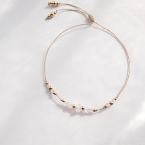 Bransoletka na sznurku kamień księżycowy Moya