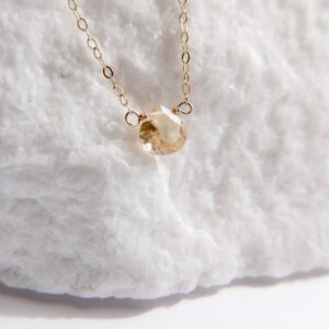 Naszyjnik z cytrynem mini premium