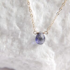 Naszyjnik z iolitem mini premium