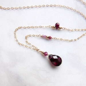 Naszyjnik granat unikat no. 330