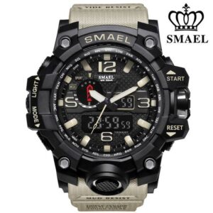 Zegarek męski military Smael Camouflage khaki