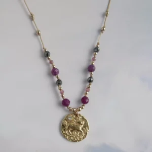 Naszyjnik ze znakiem zodiaku baran