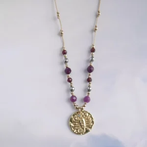 Naszyjnik ze znakiem zodiaku skorpion