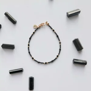 bransoletka z czarnym turmalinem