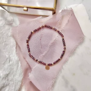 Bransoletka elastyczna granat M