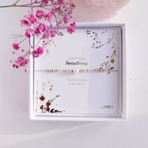 Bransoletka dla świadkowej moya pink