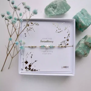 Bransoletka dla świadkowej moya green