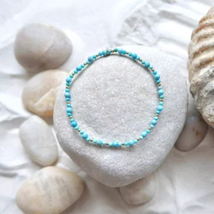 Bransoletka elastyczna turkus różne wielkości