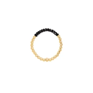 Pierścionek elastyczny gold line diamond spinel