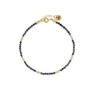 Bransoletka z szafirem i labradorytem