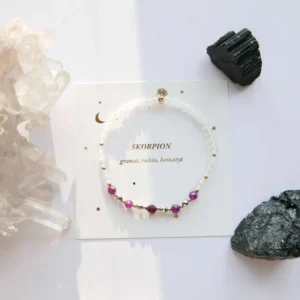 Bransoletka z kamieni dla skorpiona
