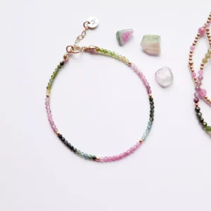 Bransoletka stone turmalin arbuzowy