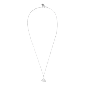 Naszyjnik ginkgo srebrny