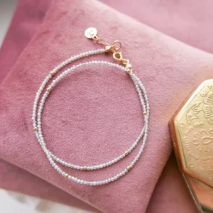 Bransoletka labradoryt podwójna