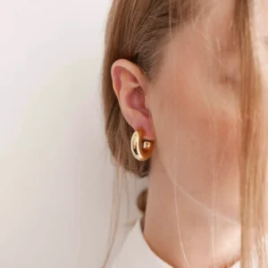 Kolczyki koła grube małe no. 492