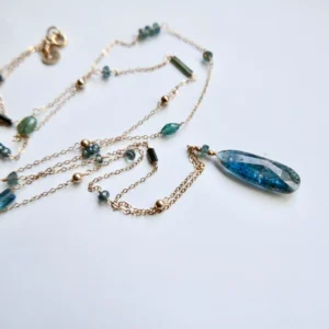 Naszyjnik big candy kyanit unikat No. 101