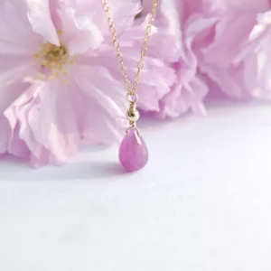 Naszyjnik z szafirem gwiaździstym unikat no. 496