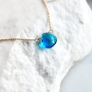 Naszyjnik mini niebieski