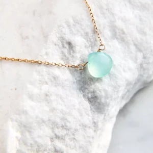 Naszyjnik mini chalcedon