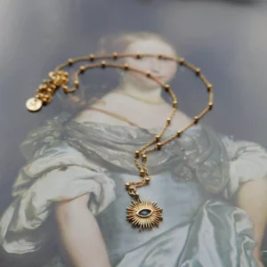 Naszyjnik oko opatrzności small chain