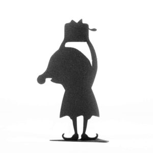 Skrzat Gnom z Prezentem Świąteczny Figurka na Stół Świąteczny Boże Narodzenie