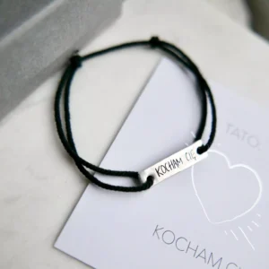 Prezent dla taty bransoletka z grawerem