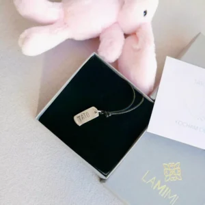 Prezent dla taty naszyjnik z grawerem Tato Kocham Cię