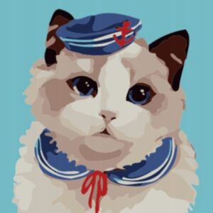 OBRAZ MALOWANIE PO NUMERACH DLA DZIECI 20X20 cm MKIDS056