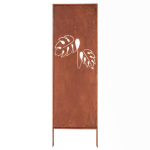 Panel Ogrodowy Monstera Ogrodzeniowy Corten Rustykalny 160 cm Dekoracyjny