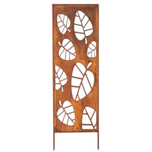 Panel Ogrodowy Liscie Ogrodzeniowy Corten Rustykalny 160 cm Dekoracyjny