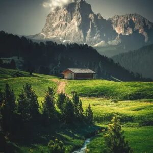 HAFT DIAMENTOWY GÓRSKI WIDOK DIAMOND PAINTING MOZAIKA DIAMENTOWA ZESTAW 5D 40X30CM DP255