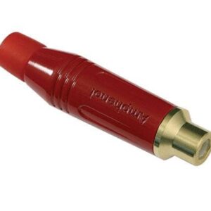 Wtyk RCA żeński Amphenol ACJR-RED
