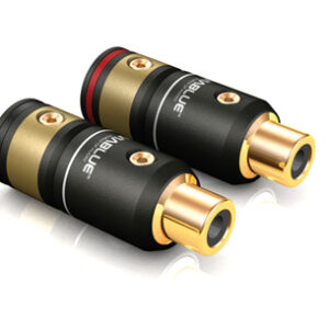 Viablue T6s RCA Jacks – wtyk żeński RCA kpl. 2szt.