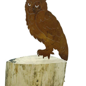3x Sowa Rdzawa Stojąca ZESTAW