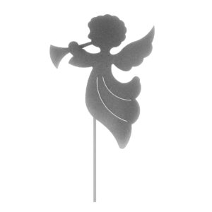 Anielski orszak – potykacz świąteczny z metalu, elegancka dekoracja na Boże Narodzenie – Rdza Naturalna