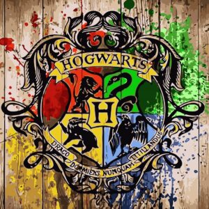 Haft diamentowy Hogwart mozaika diamentowa diamond painting 40x30cm DP118
