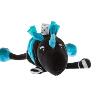 Jednorożec przytulanka wibrująca niebieska – momscare.pl