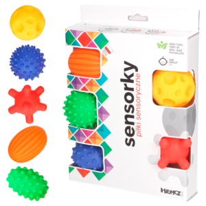 Sensorky piłeczki sensoryczne 5 szt. – momscare.pl