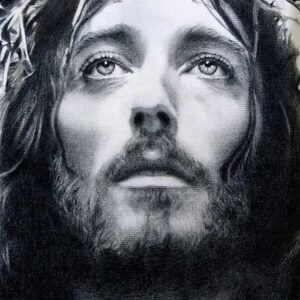 HAFT DIAMENTOWY JEZUS CHRYSTUS W KORONIE CIERNIOWEJ DIAMOND PAINTING MOZAIKA DIAMENTOWA ZESTAW 5D 40X30CM DP217