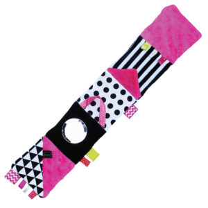 Różowa książeczka sensoryczna – momscare.pl