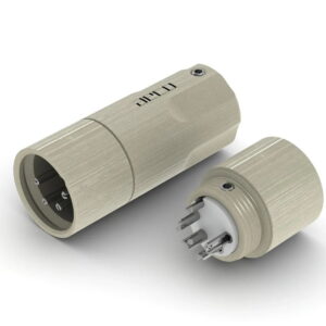 aeco AX4-1611R męski, 4-pinowy wtyk XLR (rodowany)