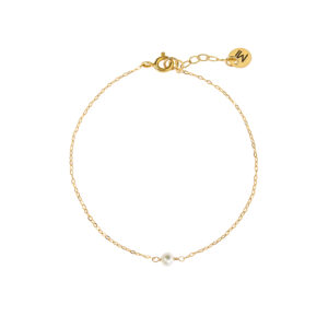 Bransoletka z perłą na łańcuszku