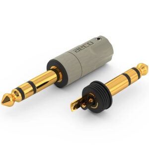 aeco AT6-1231G wtyk 6,35 mm TRS pozłacany
