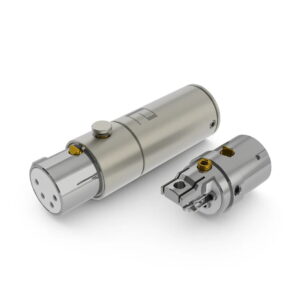 aeco AX4-1623R żeński, 4-pinowy wtyk XLR (rodowane)