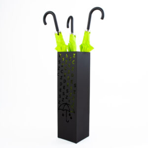 Nowoczesny Stojak na Parasole z Motywem Spadajcych Liter – Stylowy i Funkcjonalny Parasolnik